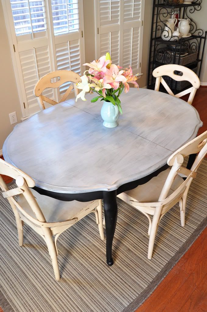 Wool & Flax.....and other beeswax Kitchen Table Chalk Paint Project